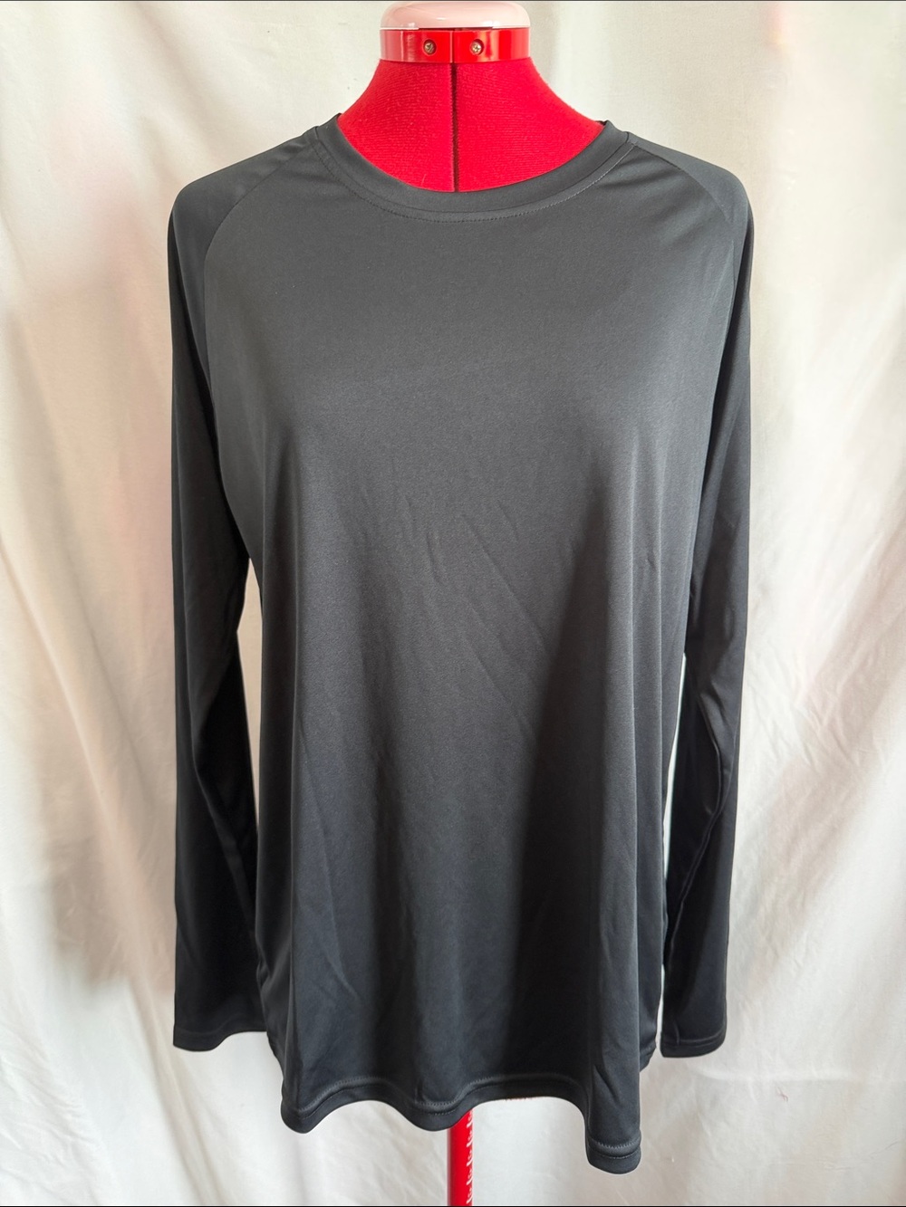 Men's Long Sleeve Active Tee - Black